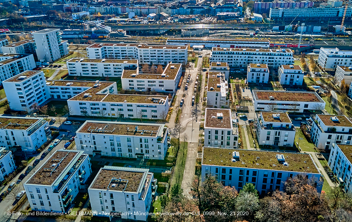 21.11.2020 - Hirschgarten mit Paketposthalle in München